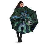 Torres Strait Islands Umbrella Indigenous Australian Marine Tribal Dot Art