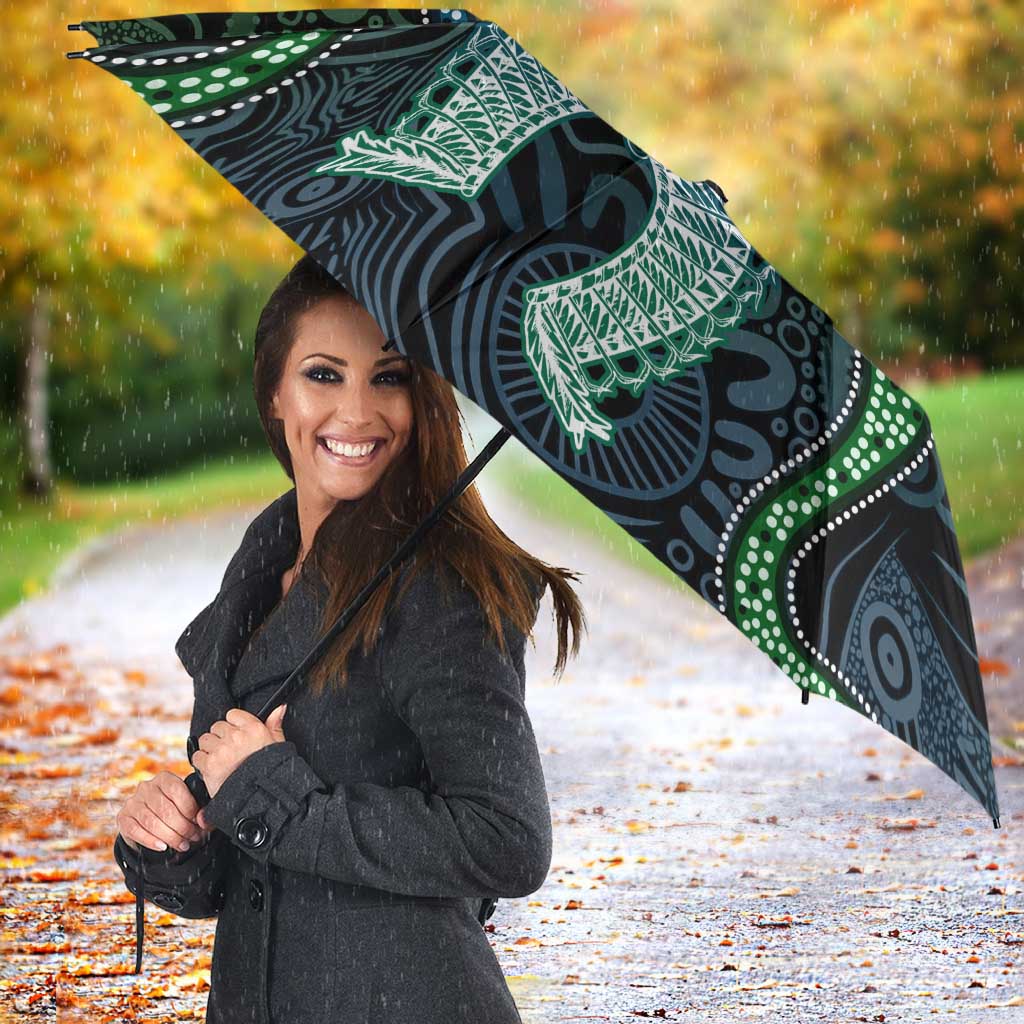 Torres Strait Islands Umbrella Indigenous Australian Marine Tribal Dot Art