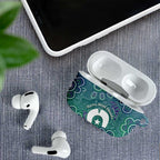 Sea Turtle Torres Strait Islands AirPods Case Pacific Indigenous Australian Oceanic Dot Art
