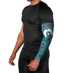 Sea Turtle Torres Strait Islands Arm Sleeves Pacific Indigenous Australian Oceanic Dot Art