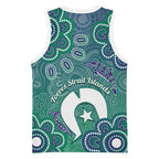 Sea Turtle Torres Strait Islands Basketball Jersey Pacific Indigenous Australian Oceanic Dot Art