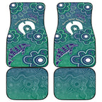 Sea Turtle Torres Strait Islands Car Mats Pacific Indigenous Australian Oceanic Dot Art