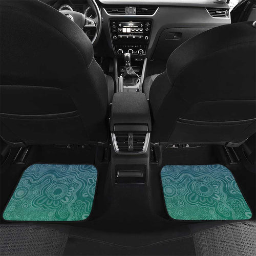 Sea Turtle Torres Strait Islands Car Mats Pacific Indigenous Australian Oceanic Dot Art