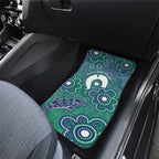 Sea Turtle Torres Strait Islands Car Mats Pacific Indigenous Australian Oceanic Dot Art