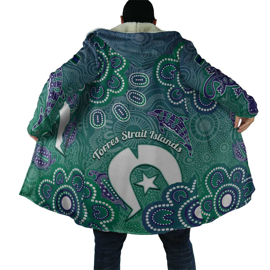 Sea Turtle Torres Strait Islands Cloak Pacific Indigenous Australian Oceanic Dot Art