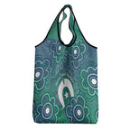 Sea Turtle Torres Strait Islands Grocery Bag Pacific Indigenous Australian Oceanic Dot Art
