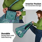 Sea Turtle Torres Strait Islands Grocery Bag Pacific Indigenous Australian Oceanic Dot Art