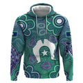 Sea Turtle Torres Strait Islands Hoodie Pacific Indigenous Australian Oceanic Dot Art