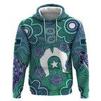 Sea Turtle Torres Strait Islands Hoodie Pacific Indigenous Australian Oceanic Dot Art