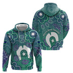 Sea Turtle Torres Strait Islands Hoodie Pacific Indigenous Australian Oceanic Dot Art