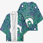 Sea Turtle Torres Strait Islands Kimono Pacific Indigenous Australian Oceanic Dot Art