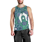Sea Turtle Torres Strait Islands Men Tank Top Pacific Indigenous Australian Oceanic Dot Art