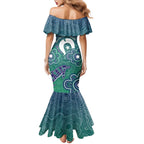 Sea Turtle Torres Strait Islands Mermaid Dress Pacific Indigenous Australian Oceanic Dot Art