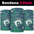 Sea Turtle Torres Strait Islands Neck Gaiter Pacific Indigenous Australian Oceanic Dot Art