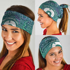 Sea Turtle Torres Strait Islands Neck Gaiter Pacific Indigenous Australian Oceanic Dot Art