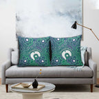 Sea Turtle Torres Strait Islands Pillow Cover Pacific Indigenous Australian Oceanic Dot Art
