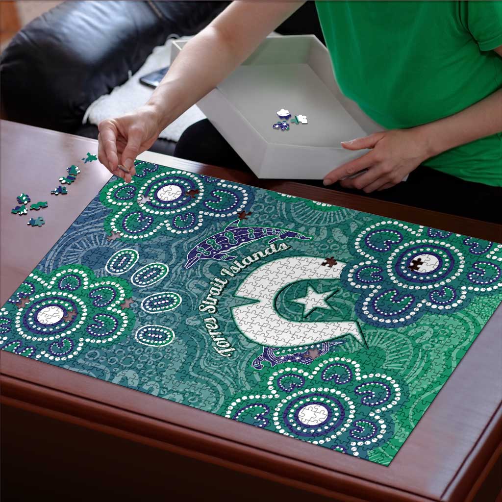 Sea Turtle Torres Strait Islands Puzzle Pacific Indigenous Australian Oceanic Dot Art