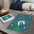 Sea Turtle Torres Strait Islands Puzzle Pacific Indigenous Australian Oceanic Dot Art
