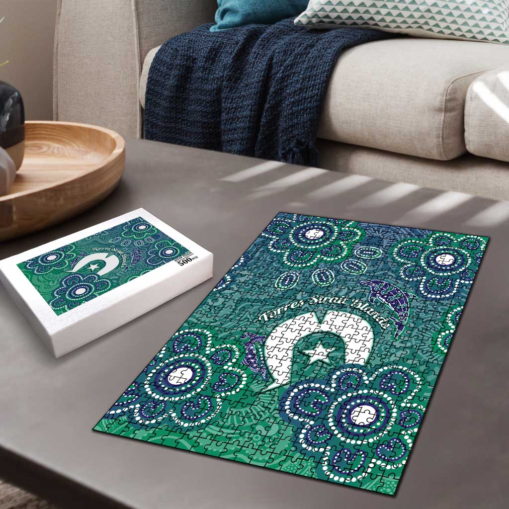 Sea Turtle Torres Strait Islands Puzzle Pacific Indigenous Australian Oceanic Dot Art
