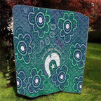 Sea Turtle Torres Strait Islands Quilt Pacific Indigenous Australian Oceanic Dot Art