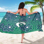 Sea Turtle Torres Strait Islands Sarong Pacific Indigenous Australian Oceanic Dot Art