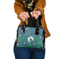 Sea Turtle Torres Strait Islands Shoulder Handbag Pacific Indigenous Australian Oceanic Dot Art