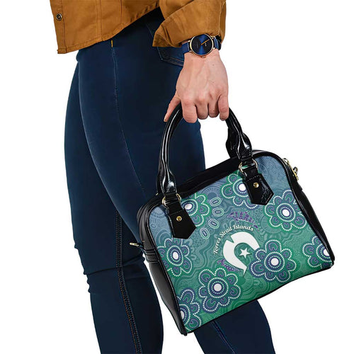 Sea Turtle Torres Strait Islands Shoulder Handbag Pacific Indigenous Australian Oceanic Dot Art