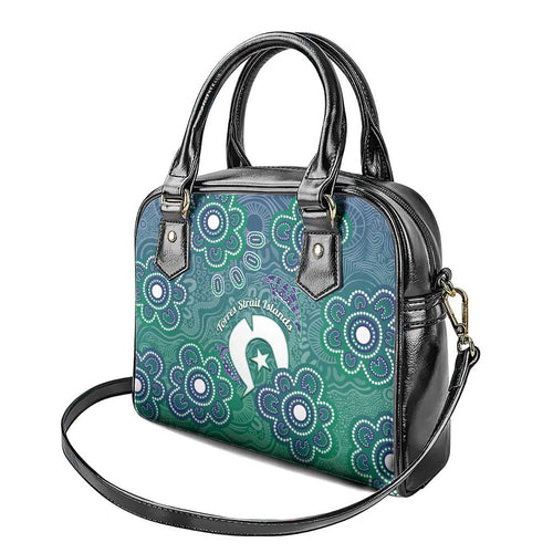 Sea Turtle Torres Strait Islands Shoulder Handbag Pacific Indigenous Australian Oceanic Dot Art