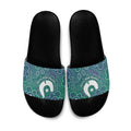 Sea Turtle Torres Strait Islands Slide Sandals Pacific Indigenous Australian Oceanic Dot Art