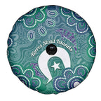 Sea Turtle Torres Strait Islands Spare Tire Cover Pacific Indigenous Australian Oceanic Dot Art