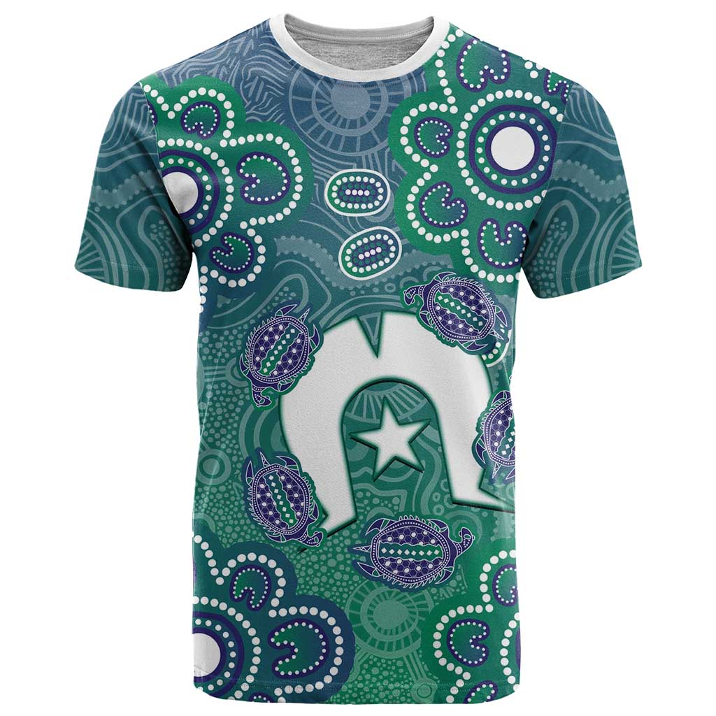 Sea Turtle Torres Strait Islands T Shirt Pacific Indigenous Australian Oceanic Dot Art