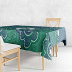 Sea Turtle Torres Strait Islands Tablecloth Pacific Indigenous Australian Oceanic Dot Art