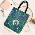 Sea Turtle Torres Strait Islands Tote Bag Pacific Indigenous Australian Oceanic Dot Art
