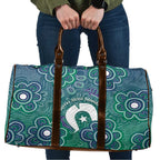 Sea Turtle Torres Strait Islands Travel Bag Pacific Indigenous Australian Oceanic Dot Art