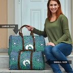 Sea Turtle Torres Strait Islands Travel Bag Pacific Indigenous Australian Oceanic Dot Art