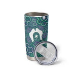 Sea Turtle Torres Strait Islands Tumbler Cup Pacific Indigenous Australian Oceanic Dot Art
