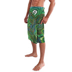 Torres Strait Islands Lavalava Indigenous Ocean Wave Dot Green Color