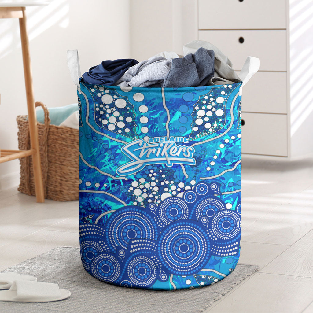 Adelaide Strikers Laundry Basket Graffiti Urban Aboriginal Dot Abstract Design