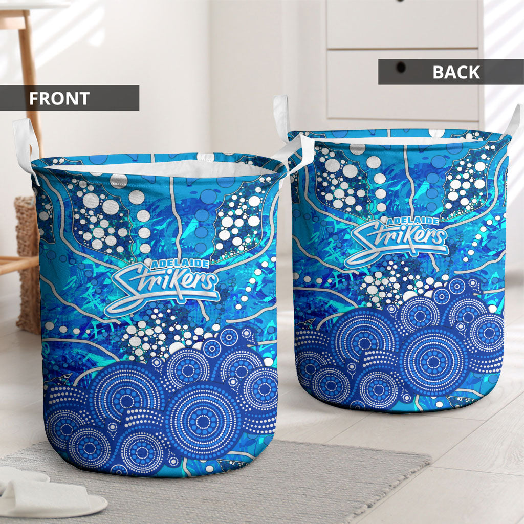 Adelaide Strikers Laundry Basket Graffiti Urban Aboriginal Dot Abstract Design