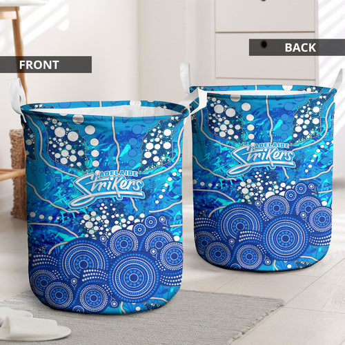 Adelaide Strikers Laundry Basket Graffiti Urban Aboriginal Dot Abstract Design