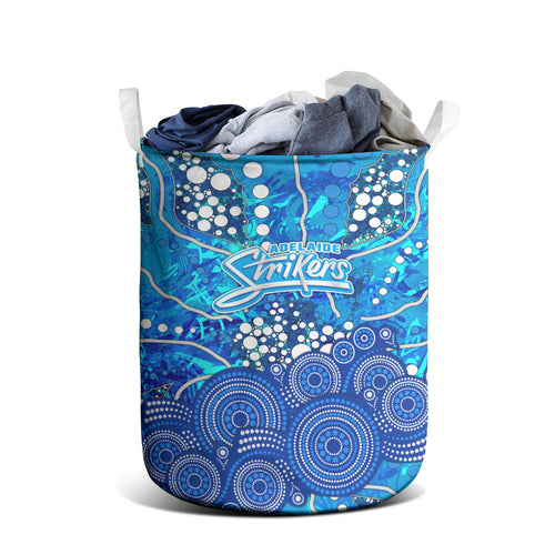 Adelaide Strikers Laundry Basket Graffiti Urban Aboriginal Dot Abstract Design