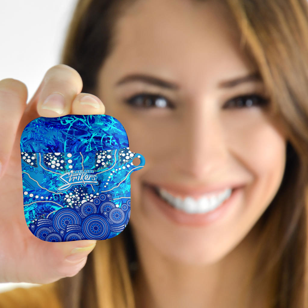 Adelaide Strikers AirPods Case Graffiti Urban Aboriginal Dot Abstract Design