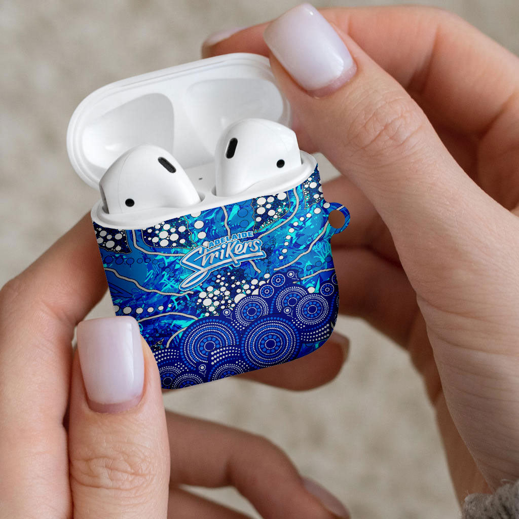 Adelaide Strikers AirPods Case Graffiti Urban Aboriginal Dot Abstract Design