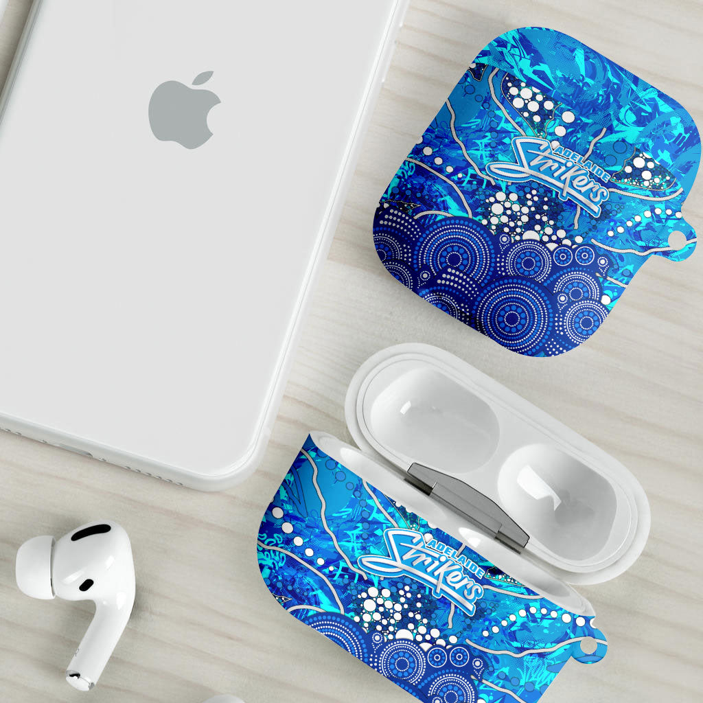 Adelaide Strikers AirPods Case Graffiti Urban Aboriginal Dot Abstract Design