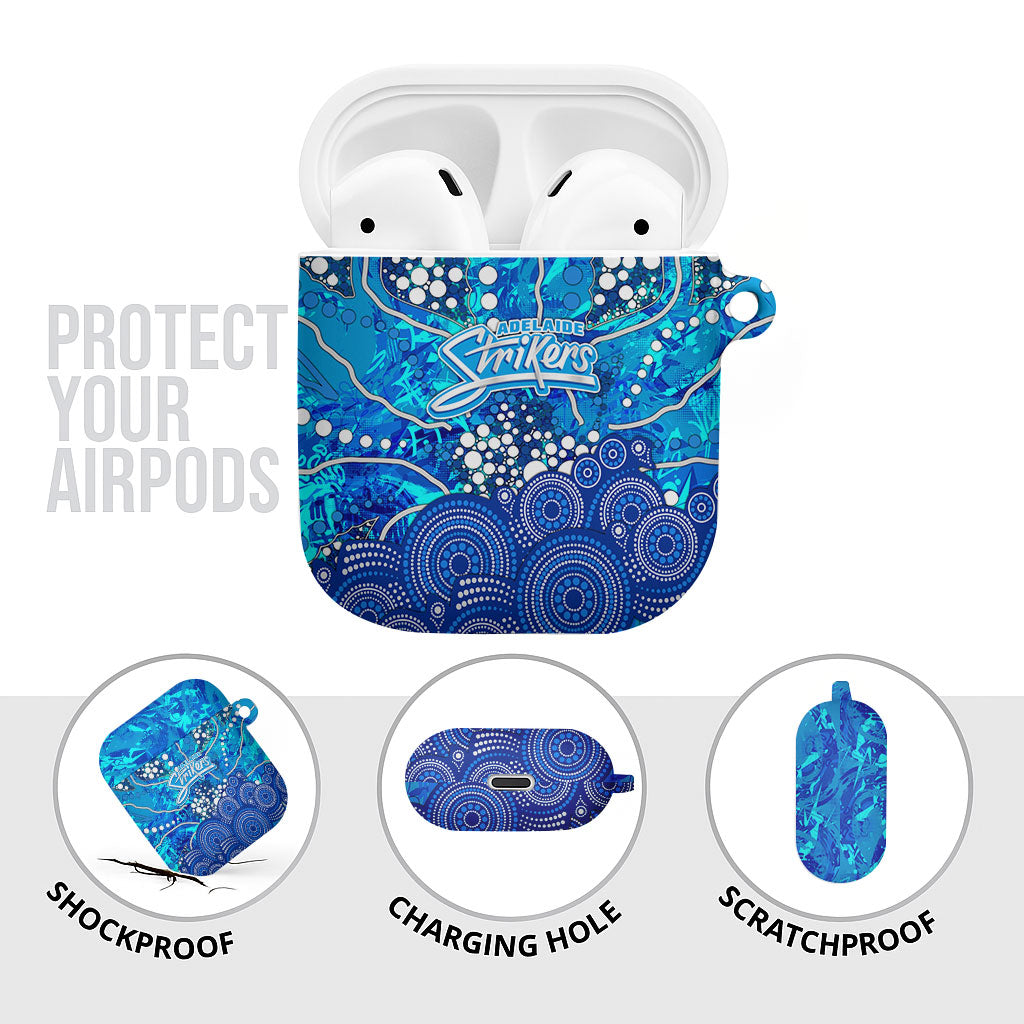 Adelaide Strikers AirPods Case Graffiti Urban Aboriginal Dot Abstract Design