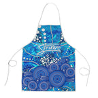 Adelaide Strikers Apron Graffiti Urban Aboriginal Dot Abstract Design