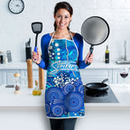 Adelaide Strikers Apron Graffiti Urban Aboriginal Dot Abstract Design