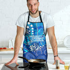 Adelaide Strikers Apron Graffiti Urban Aboriginal Dot Abstract Design