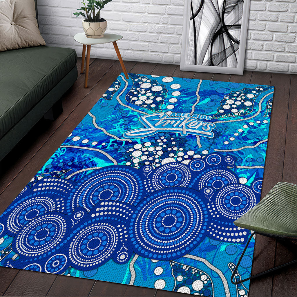 Adelaide Strikers Area Rug Graffiti Urban Aboriginal Dot Abstract Design