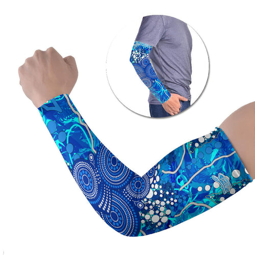 Adelaide Strikers Arm Sleeves Graffiti Urban Aboriginal Dot Abstract Design